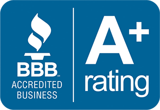 We are accredited with the BBB and are proud of our A+ rating.