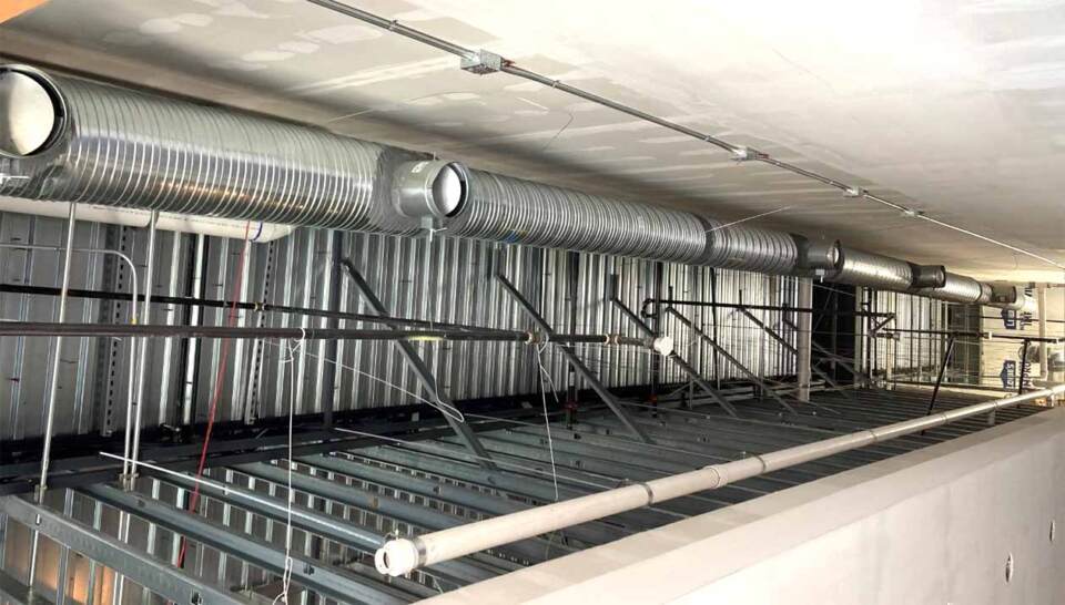 Quality custom duct work designed by Select Mechanical Services